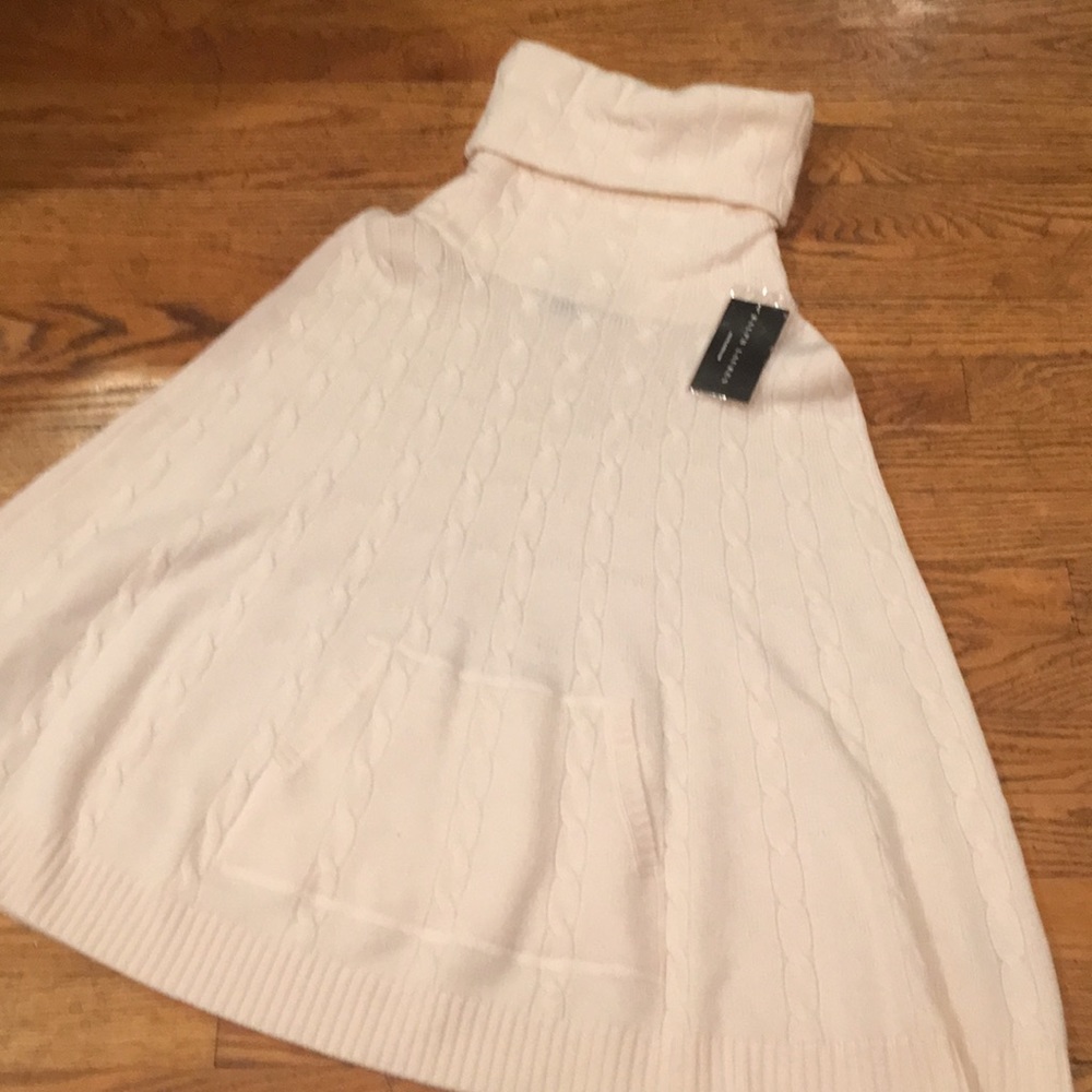 Ralph Lauren Black Label Cable Cashmere Poncho NWT